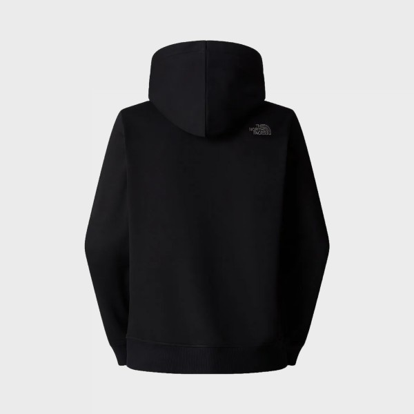The North Face Drew Peak RG Hooded Ανδρικο Φουτερ Μαυρο