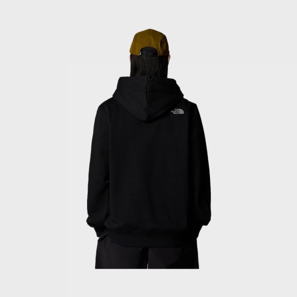 The North Face Drew Peak RG Hooded Ανδρικο Φουτερ Μαυρο