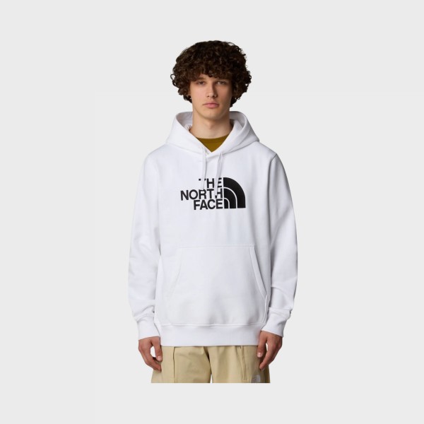 The North Face  Easy Big Logo Hooded Ανδρικο Φουτερ Λευκο