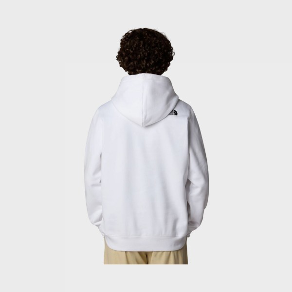 The North Face  Easy Big Logo Hooded Ανδρικο Φουτερ Λευκο