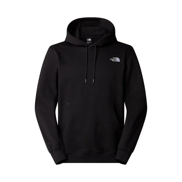 The North Face Essentials Dome Relaxed Fit Hooded Logo Ανδρικη Φουτερ Μαυρη