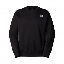 The North Face Essentials Relaxed Crew TNF Logo Ανδρικη Φουτερ Μαυρη