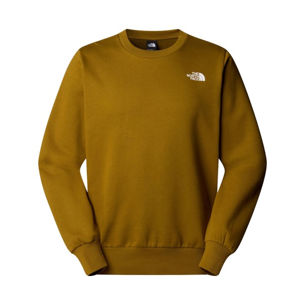 The North Face Simple Dome Crew Neck Small Logo Ανδρικη Φουτερ Πρασινη