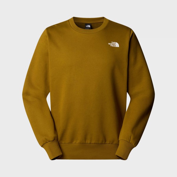 The North Face Simple Dome Crew Neck Small Logo Ανδρικη Φουτερ Πρασινη