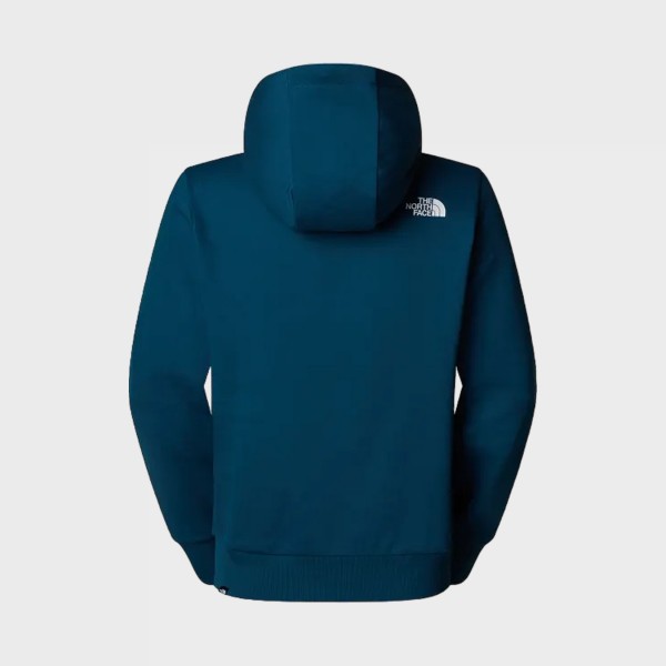 The North Face Essentials Dome Relaxed Fit Hooded Logo Ανδρικη Φουτερ Πετρολ