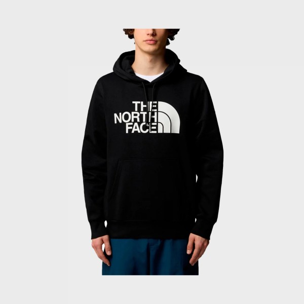 The North Face  Easy Big Logo Hooded Ανδρικο Φουτερ Μαυρο