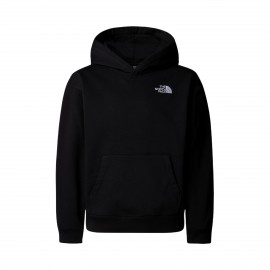The North Face Teen Essentials Oversized Hooded Εφηβικο Φουτερ Μαυρο