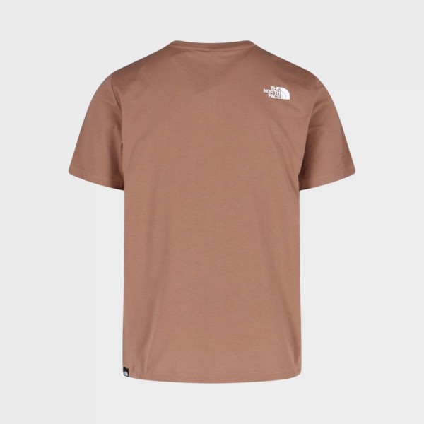 The North Face Easy SS Chest Graphic Ανδρικη Μπλουζα Καφε