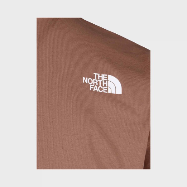 The North Face Easy SS Chest Graphic Ανδρικη Μπλουζα Καφε