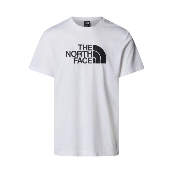 The North Face Easy SS Chest Graphic Ανδρικη Μπλουζα Λευκη