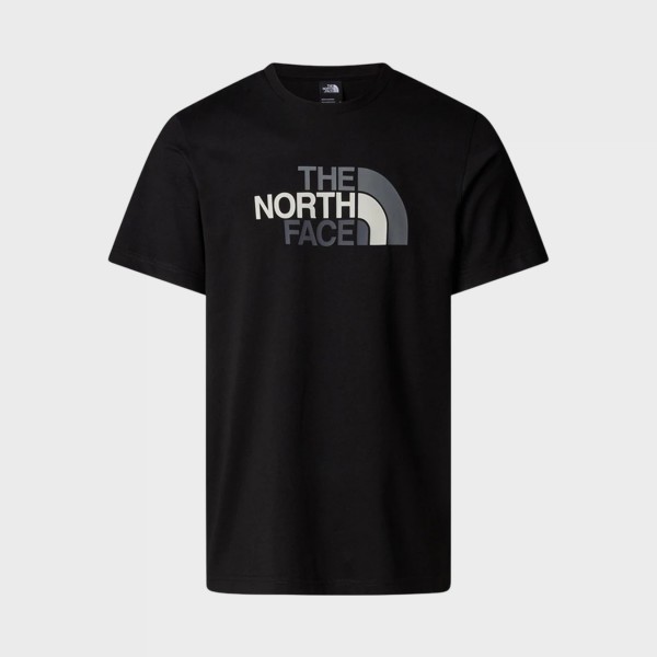 The North Face Easy SS Chest Graphic Ανδρικη Μπλουζα Μαυρη