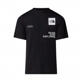 The North Face Foundation Coordinates Fronts Ανδρικη Μπλουζα Μαυρη