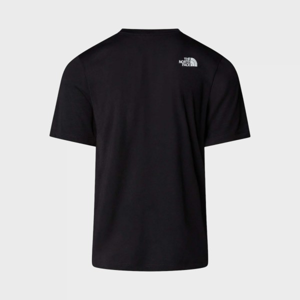The North Face Foundation Coordinates Fronts Ανδρικη Μπλουζα Μαυρη