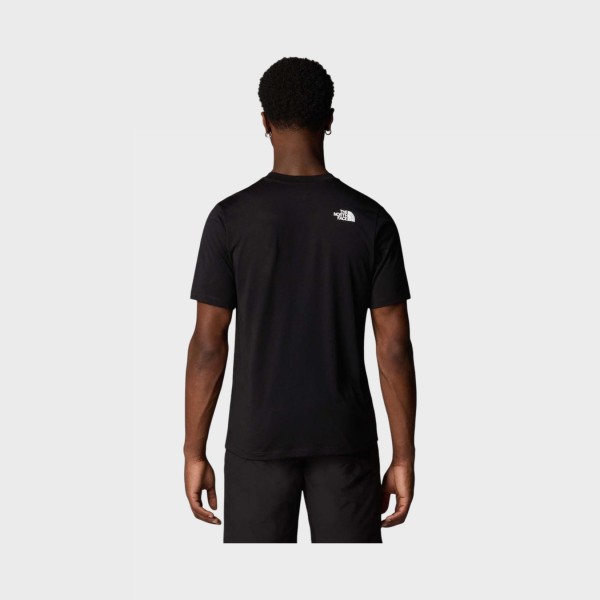 The North Face Foundation Coordinates Fronts Ανδρικη Μπλουζα Μαυρη