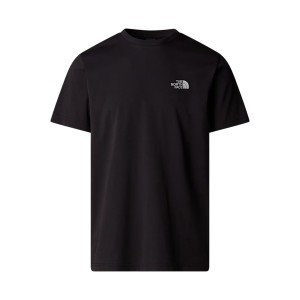 The North Face SS Reflective Box Graphic Ανδρικη Μπλουζα Μαυρο - Ασημι