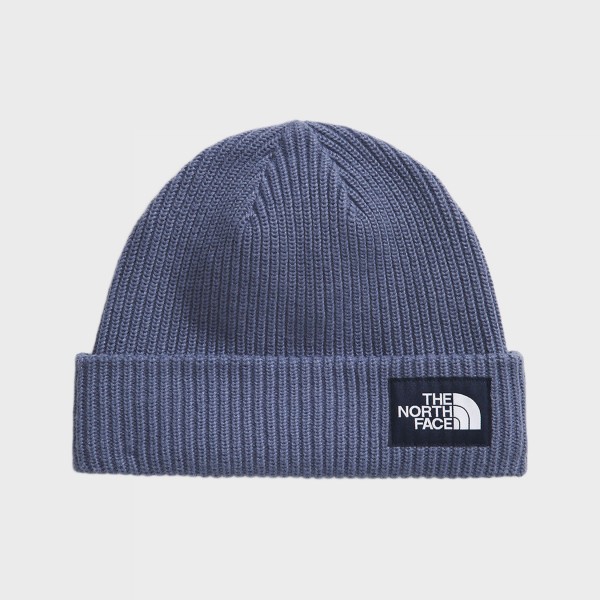 The North Face Salty Lined Beanie Logo Unisex Σκουφος Μπλε