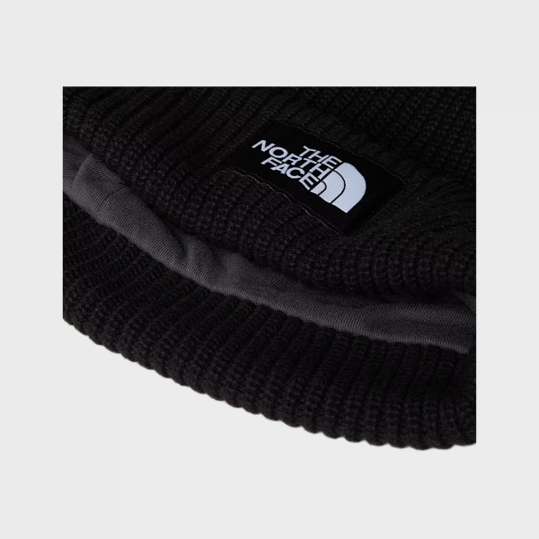 The North Face Salty Lined Beanie Unisex Σκουφος Μαυρος