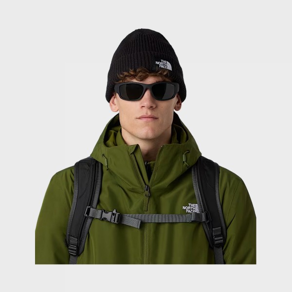 The North Face Salty Lined Beanie Unisex Σκουφος Μαυρος