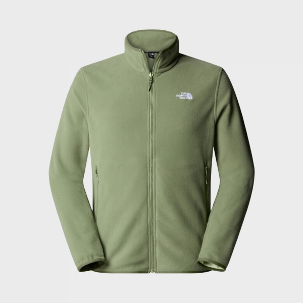 The North Face Glacier Fleece Zip All Ανδρικη Ζακετα Πρασινη