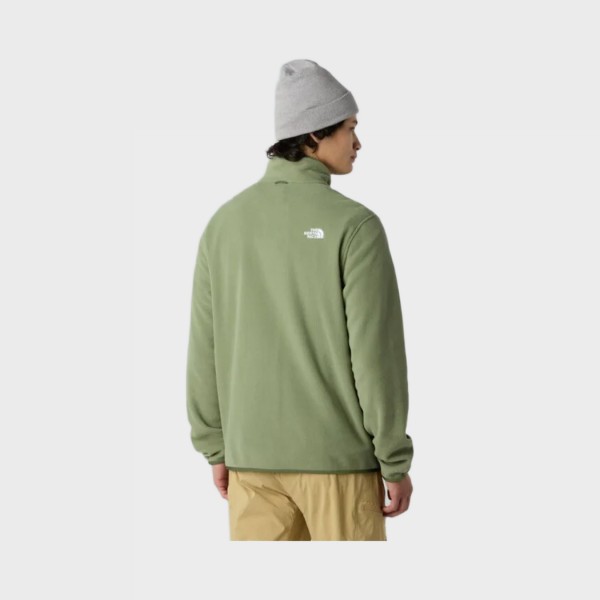 The North Face Glacier Fleece Zip All Ανδρικη Ζακετα Πρασινη