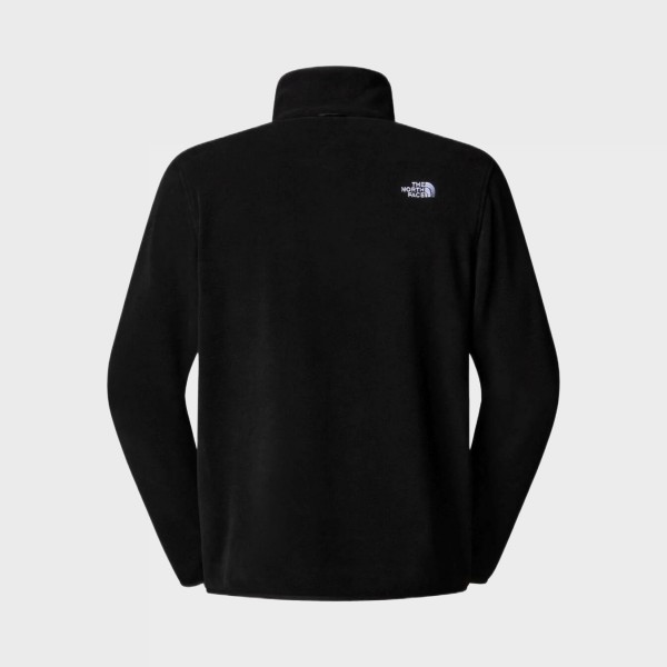 The North Face Glacier Fleece Zip All Ανδρικη Ζακετα Μαυρη