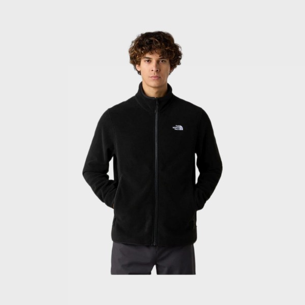 The North Face Glacier Fleece Zip All Ανδρικη Ζακετα Μαυρη
