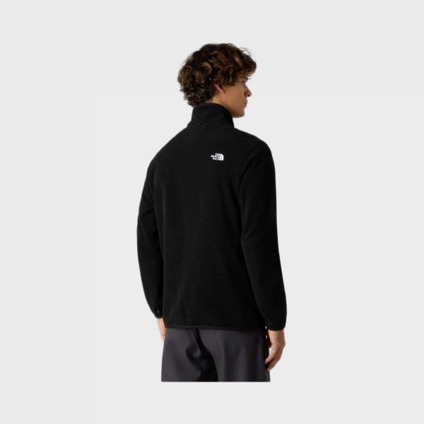 The North Face Glacier Fleece Zip All Ανδρικη Ζακετα Μαυρη