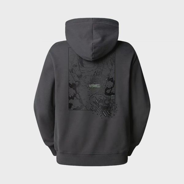 The North Face Powder Days Relaxed HD Ghraphic Ανδρικο Φουτερ Γκρι
