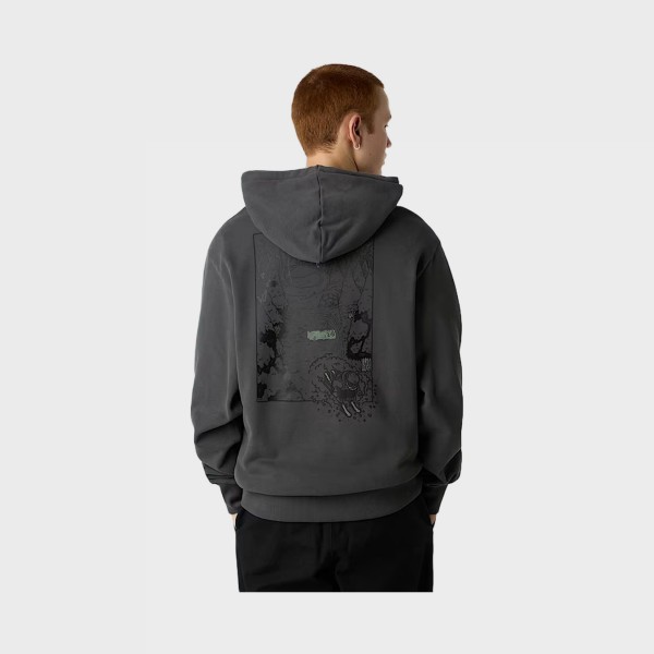 The North Face Powder Days Relaxed HD Ghraphic Ανδρικο Φουτερ Γκρι