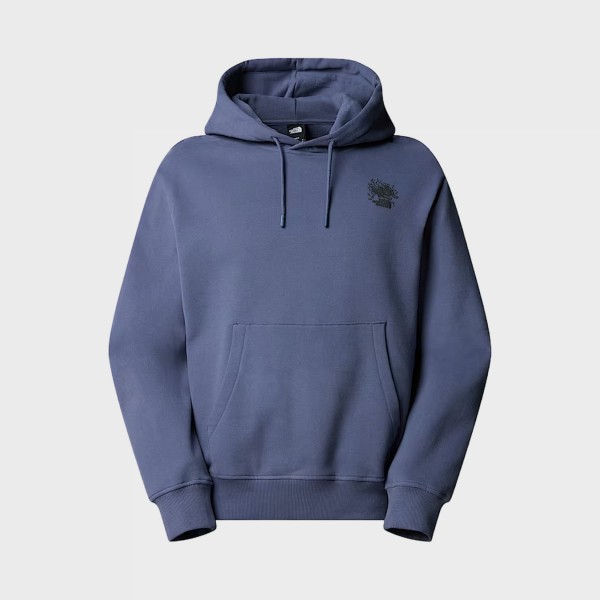 The North Face Powder Days Relaxed HD Ghraphic Ανδρικο Φουτερ Μπλε