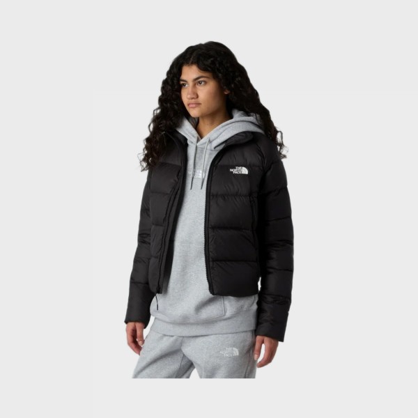 The North Face Hyalite Down Long Neck Γυναικειο Μπουφαν Μαυρο