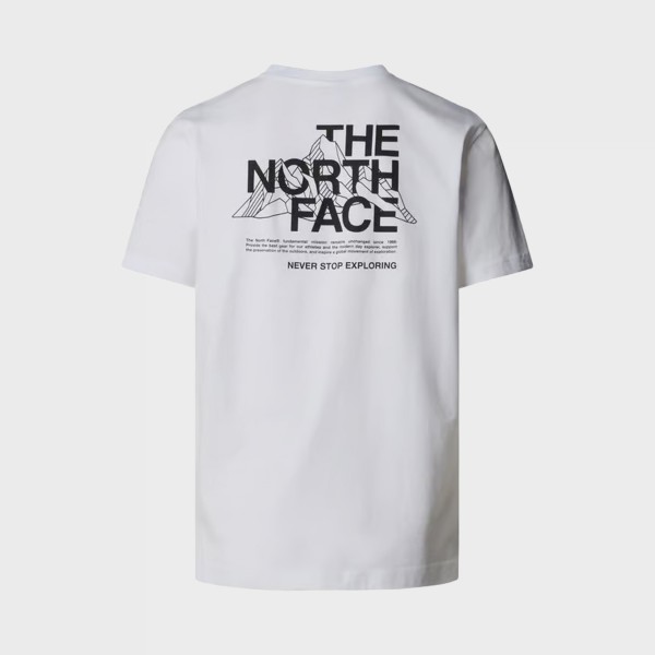 The North Mountain Sketch TNF Back Ανδρικη Μπλουζα Λευκη