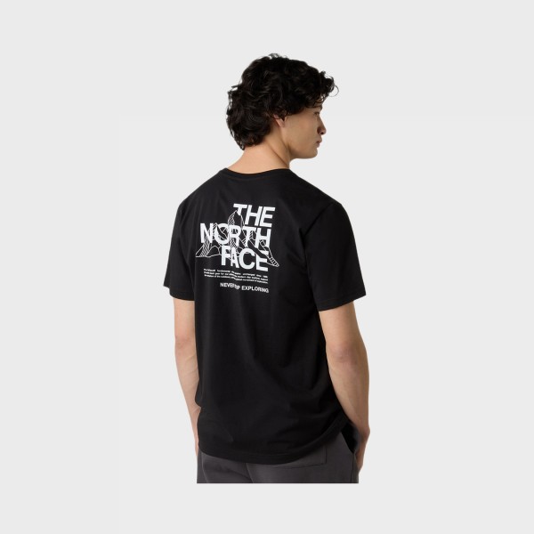 The North Face Mountain Sketch TNF Back Ανδρικη Μπλουζα Μαυρη