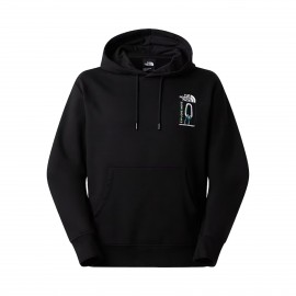 The North Face Explore Gear Relaxed Hooded Ανδρικη Φουτερ Μαυρη