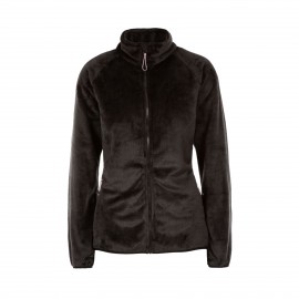 Trespass Telltale Silver Fleece Γυναικεια Ζακετα Μαυρη