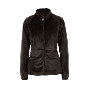 Trespass Telltale Silver Fleece Γυναικεια Ζακετα Μαυρη