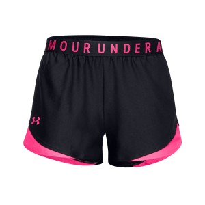 Under Armour Play Up 3.0 Γυναικειο Σορτσακι Μαυρο - Ροζ