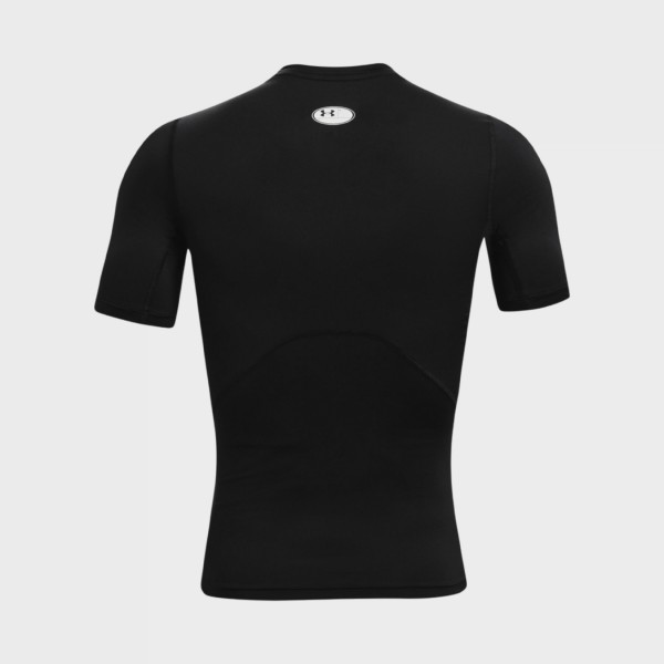 Under Armour Heat Gear Compression Train Ανδρικη Μπλουζα Μαυρη