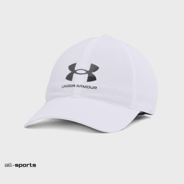 Under Armour Isochill Armourvent Adjustable Unisex Καπελο Λευκο
