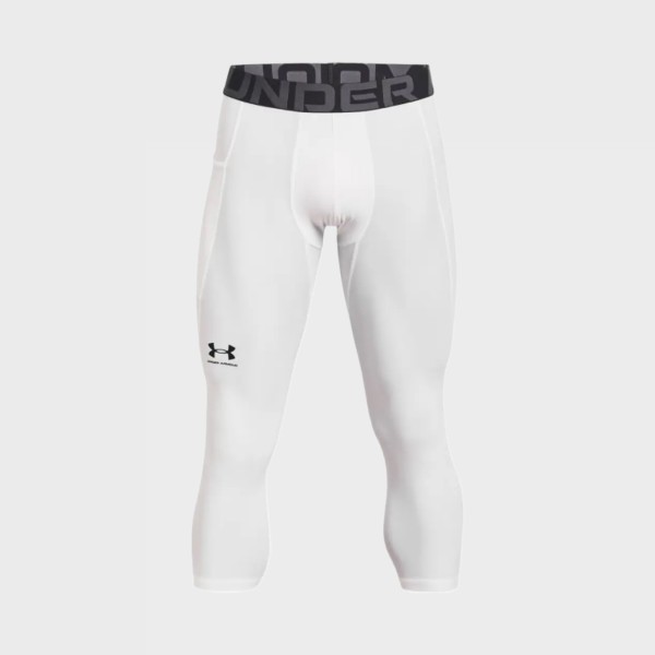 Under Armour Heatgear 3/4 Ανδρικο Κολαν Λευκο