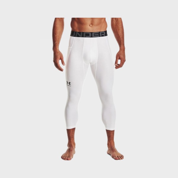 Under Armour Heatgear 3/4 Ανδρικο Κολαν Λευκο