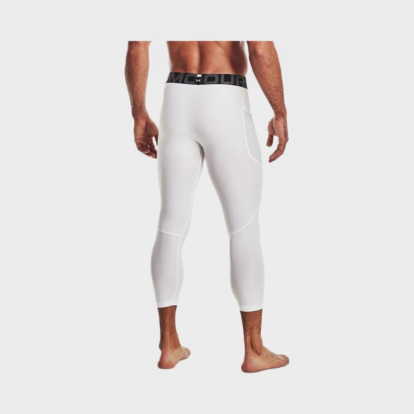 Under Armour Heatgear 3/4 Ανδρικο Κολαν Λευκο