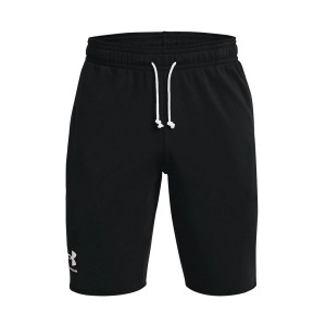 Under Armour Rival Terry Ανδρικη Βερμουδα Μαυρη