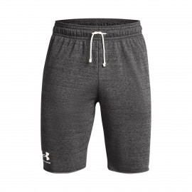 Under Armour Rival Terry Ανδρικη Βερμουδα Σκουρο Γκρι