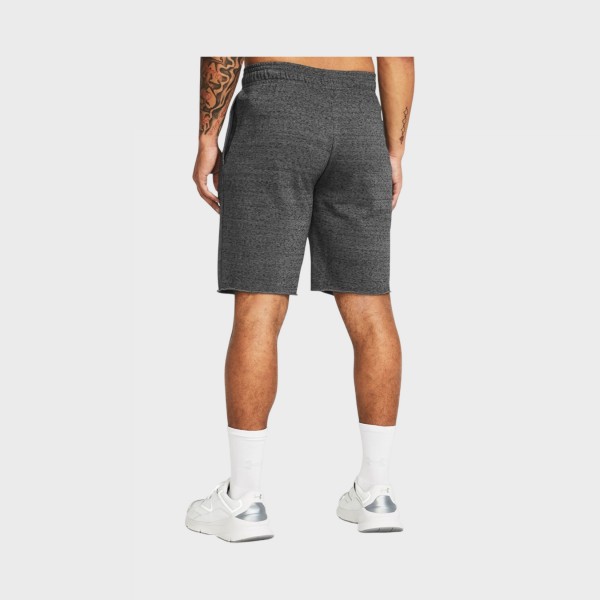 Under Armour Rival Terry Ανδρικη Βερμουδα Σκουρο Γκρι