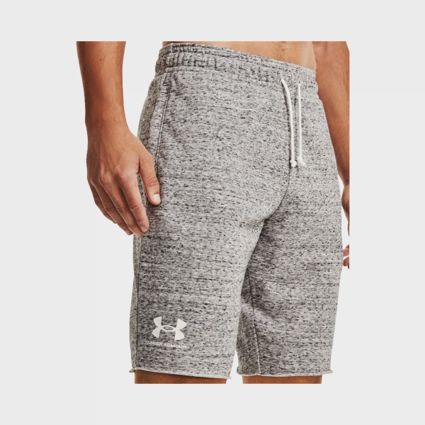 Under Armour Rival Terry Shorts Ανδρικη Βερμουδα Γκρι