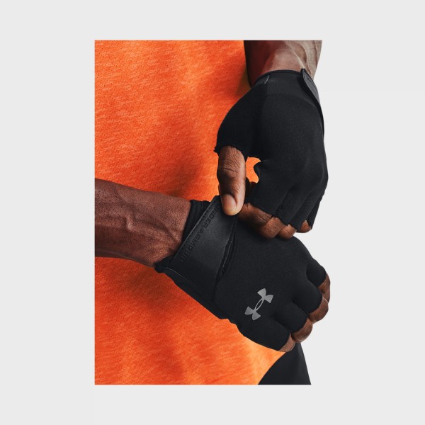 Under Armour Trainging Short Glove Γαντια Προπονησης Ανδρικα Μαυρα