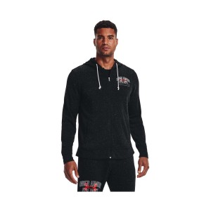 Under Armour Rival Terry Ανδρικη Ζακετα Μαυρη