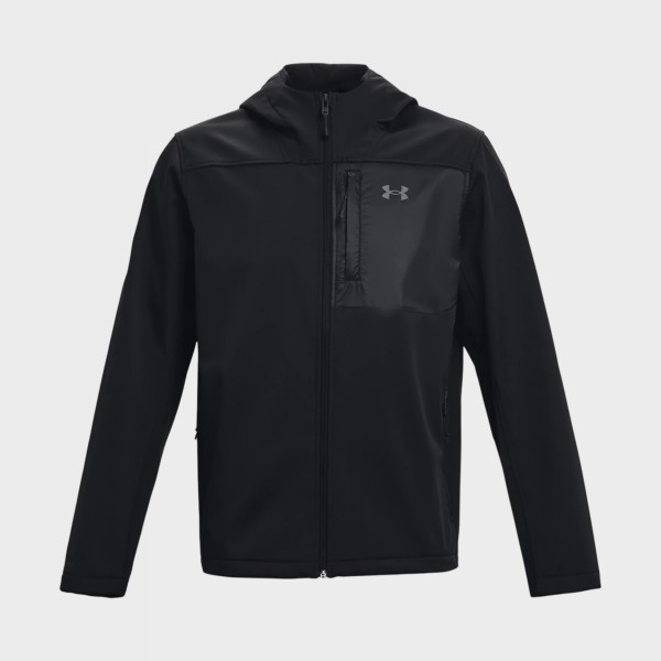 Under Armour Cold Gear Infrared Shield 2.0 Hooded Ανδρικη Ζακετα Μαυρη