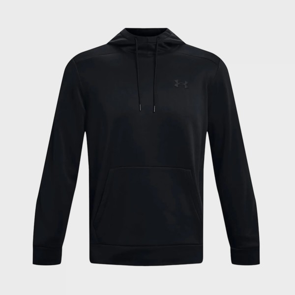 Under Armour Classic Fleece Hooded Ανδρικο Φουτερ Μαυρο